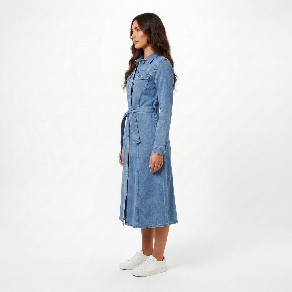 Dulcie Jeans Midi Dress