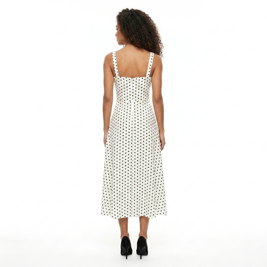 Mabel Midi Dress Polka Dot